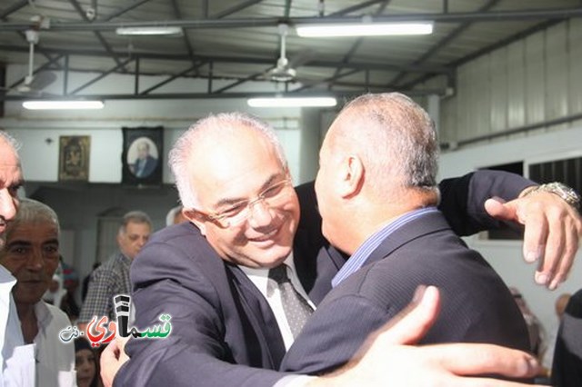 الطيبة: وفد من لجنة المتابعة في زيارة تهنئة للمحامي شعاع منصور